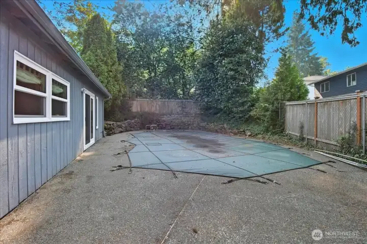 Pool and spa.