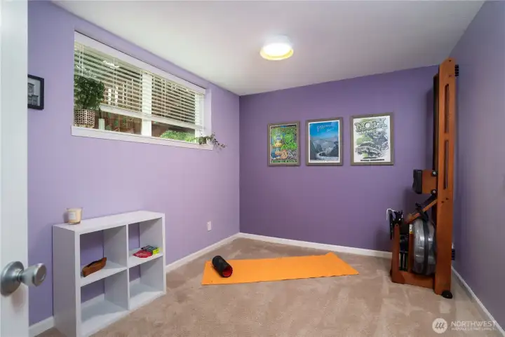 4th bedroom has been recently used for fitness area…