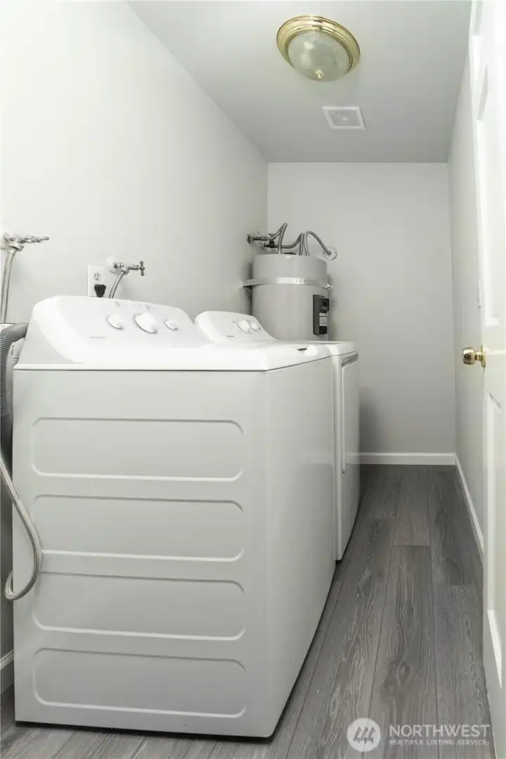In Unit - Full size washer and dryer