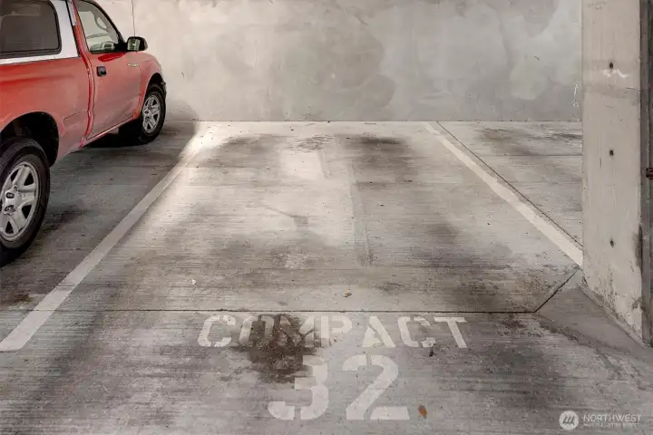 Parking spot. Storage unit not photographed.