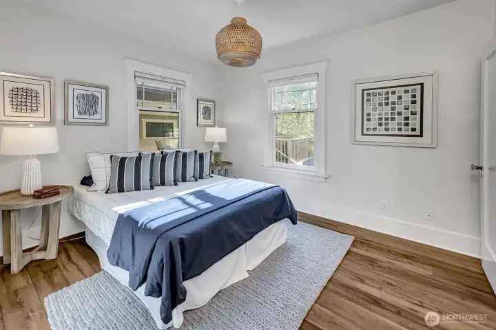 Bedroom 1 with large closet