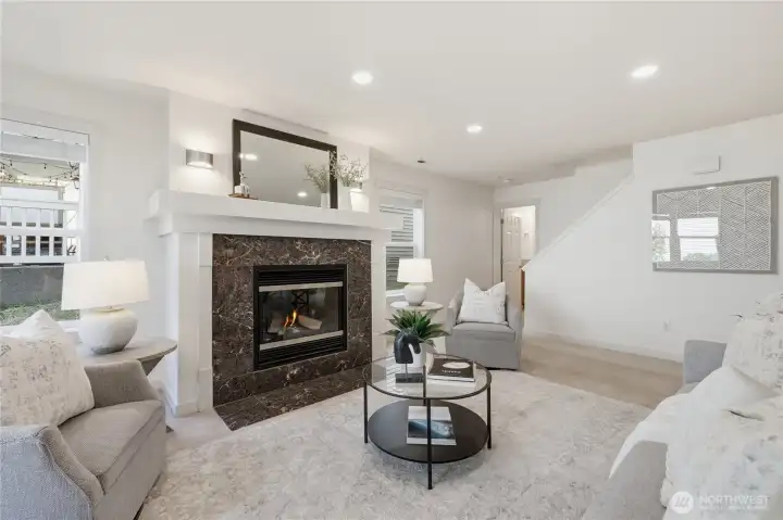 Living room (staged)