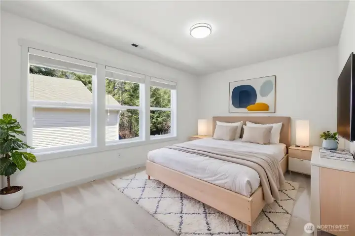 Second bedroom (virtually staged)