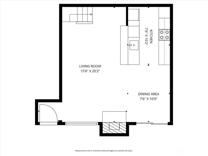 Main level floor plan