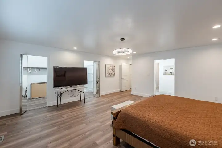 Primary Bedroom with Walk through closet