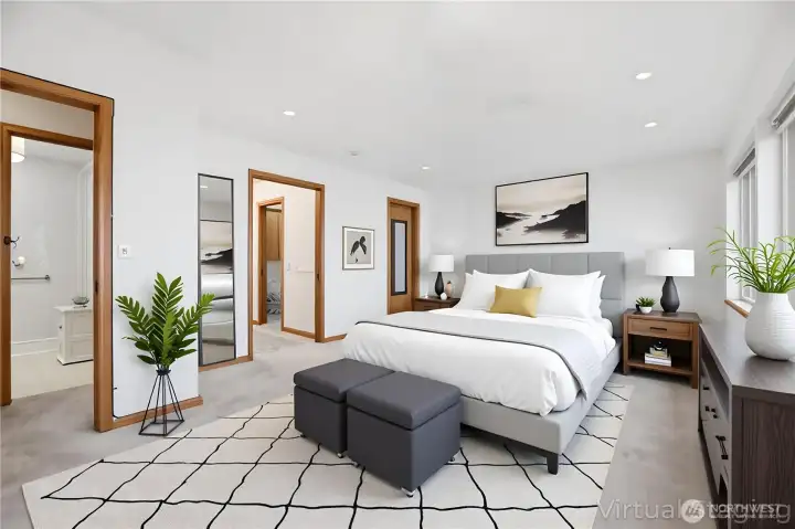 Primary Bedroom- Virtually Staged