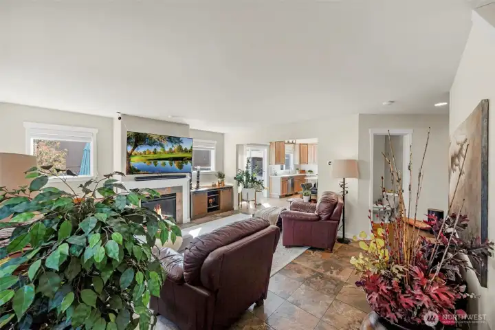 Living room from the stairs.