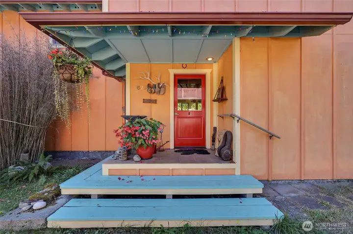 Front entrance to main residence