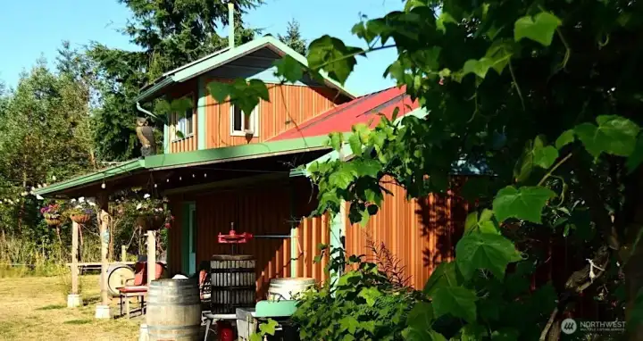 View of upper winery