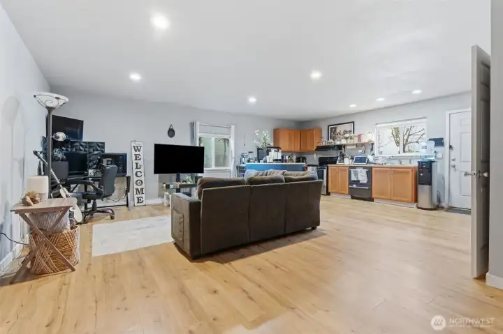 Unit C Living and kitchen