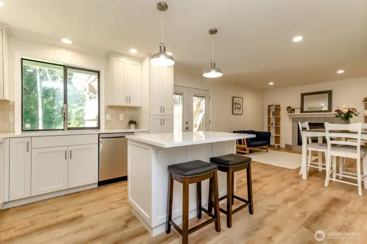 Fully remodeled kitchen and all new appliances.