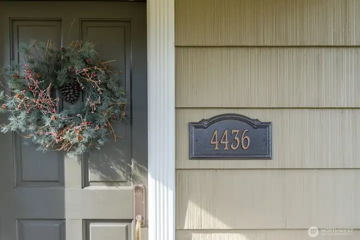 Darling front door entrance