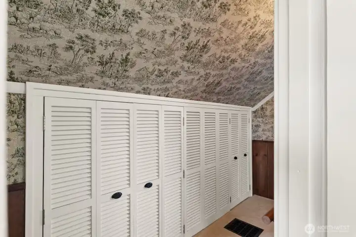 Plenty of upper level storage