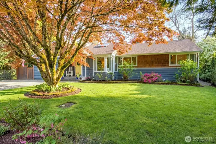 Close to parks, trails.