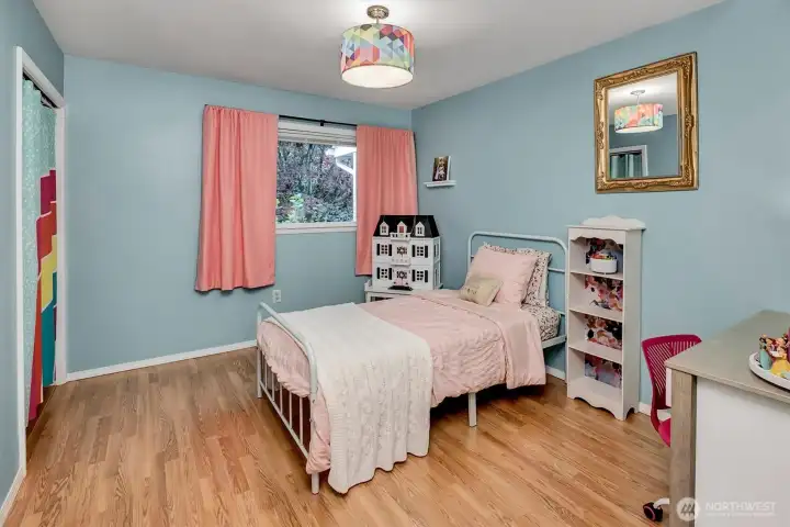 Wing of two bedrooms plus office/third bedroom!