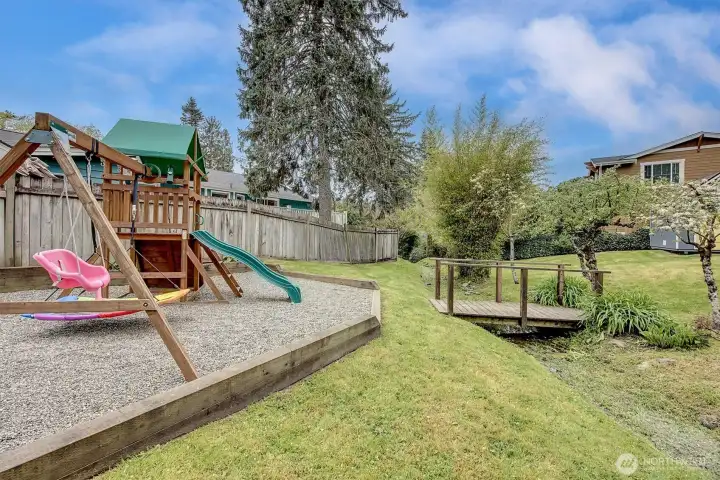 Plenty of play/garden space on this Property!