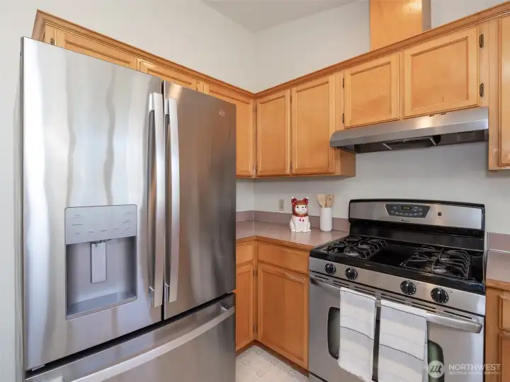 Stainless Steel appliances.
