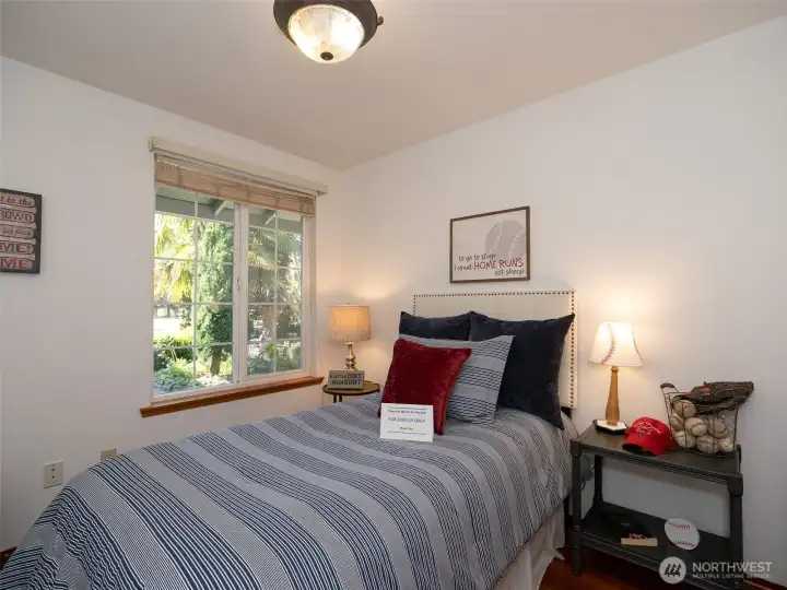 Facing the front porch, this room could make a nice office too.
