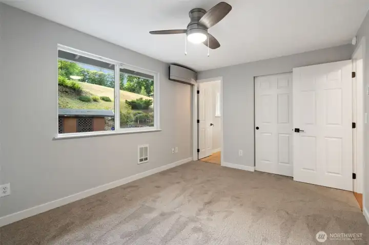 Primary bedroom. Fully updated with new carpet. Primary bedroom. Fully updated with new carpet.