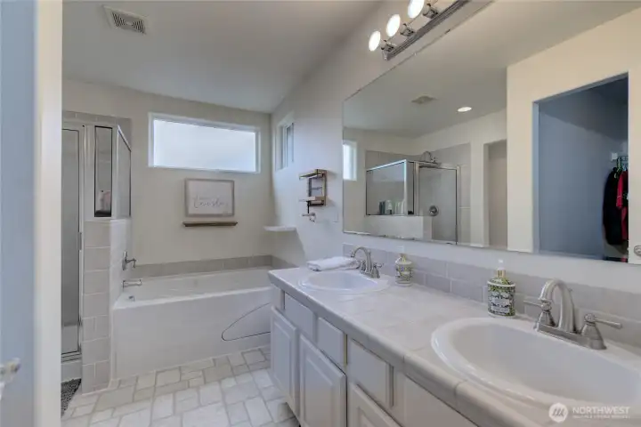 Primary Bathroom - Upper Level Primary Bathroom - Upper Level