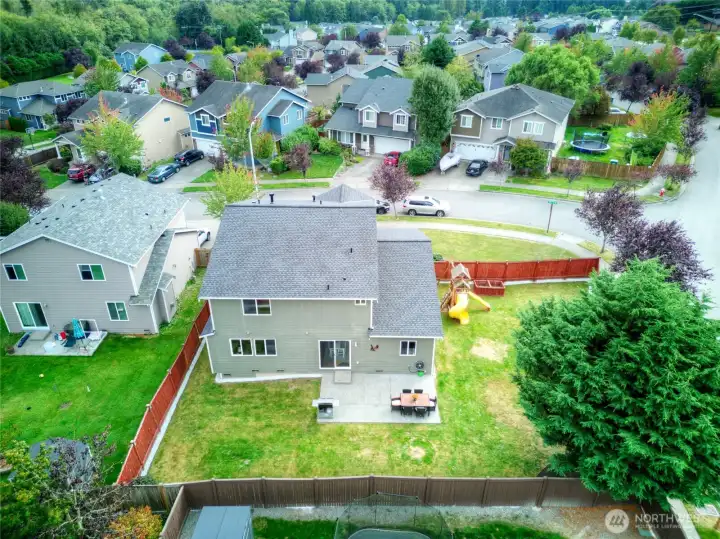 Backyard & Side yard- Corner Lot Backyard & Side yard- Corner Lot