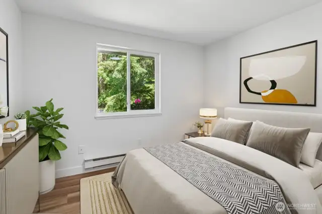 Virtually Staged Bedroom