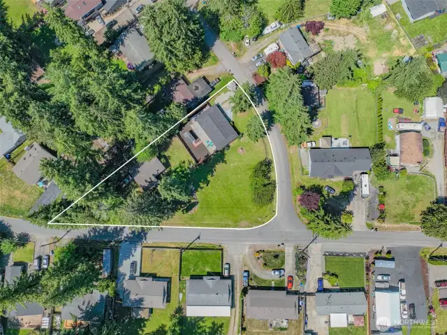 Aerial View of Entire Lot