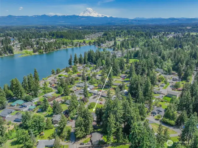 Just a couple blocks off Lake Tapps
