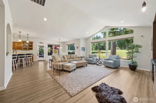 An entertainers dream, the covered patio and deck are just off the dining room and kitchen.