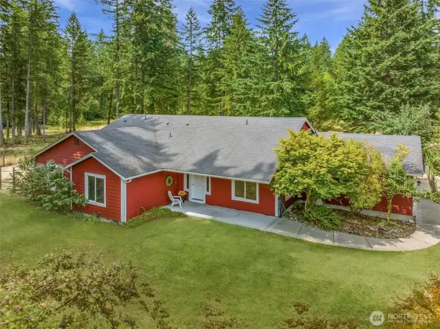 Closer view of home.