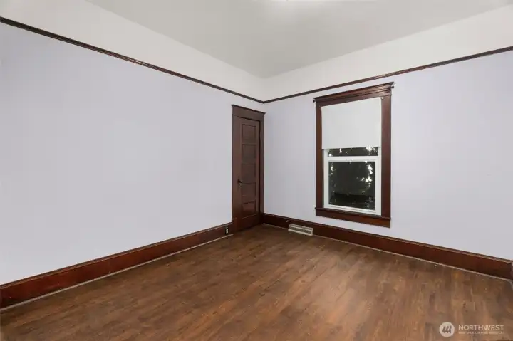 Second back bedroom with closet and window