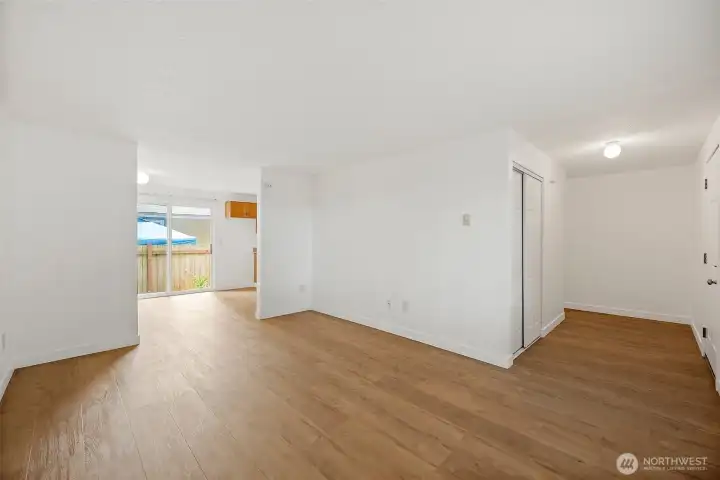 Unit 6608 Living Room to Kitchen