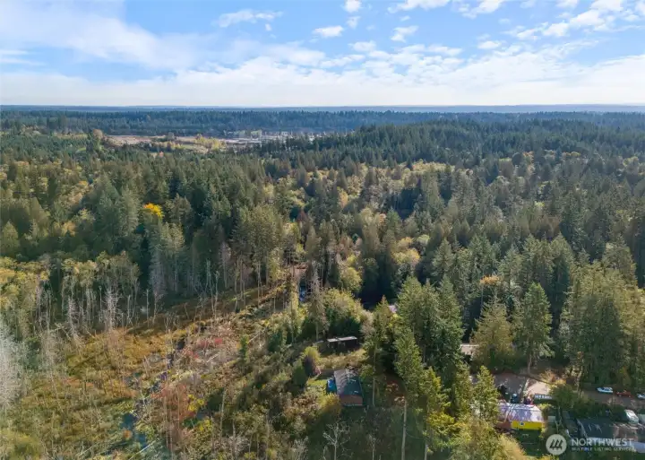 The lots next door are for sale by another owner to add another 4 acres to your property.