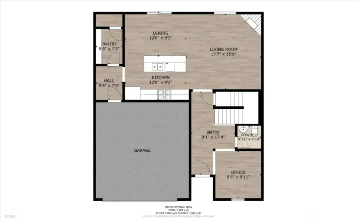 Main Level Floorplan