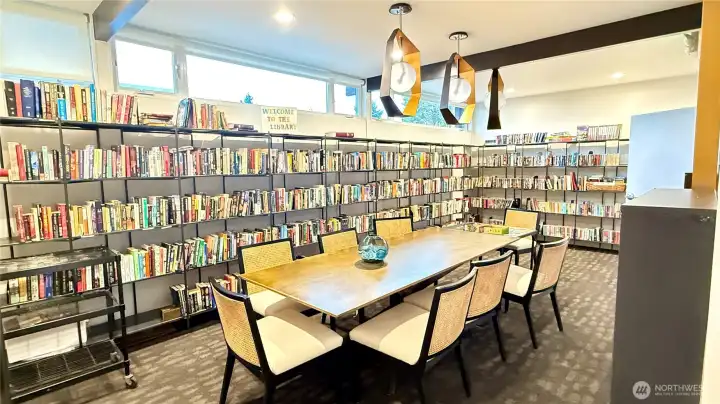 The Clubhouse library.