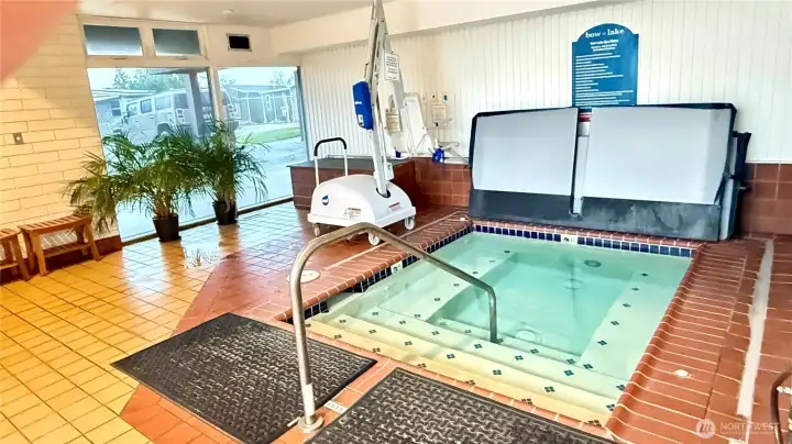 Clubhouse hot tub.