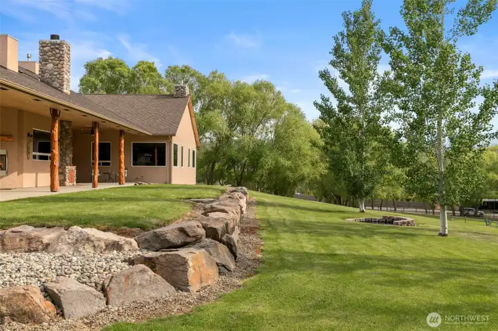 Duck pond with seasonal migration right off of your back patio.
