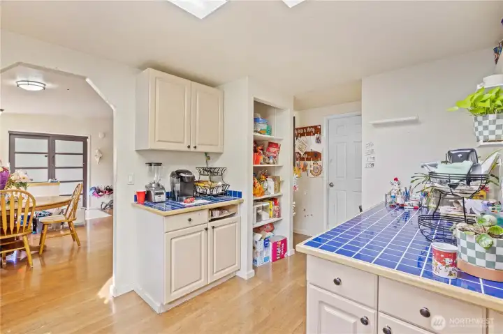 View looking toward Dining Room: Coffee Bar and Pantry area.