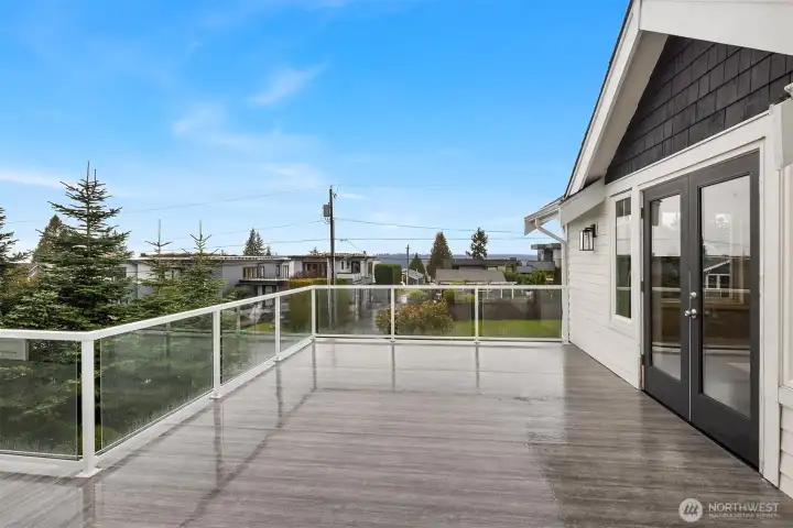 View Deck off Primary and open second floor