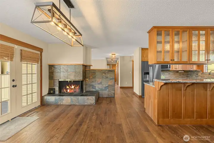 Use as a second family room or dining.