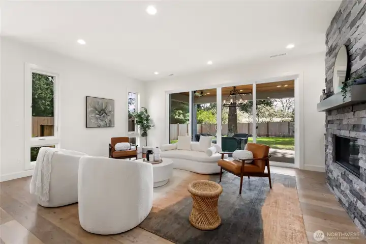 Light filled living room