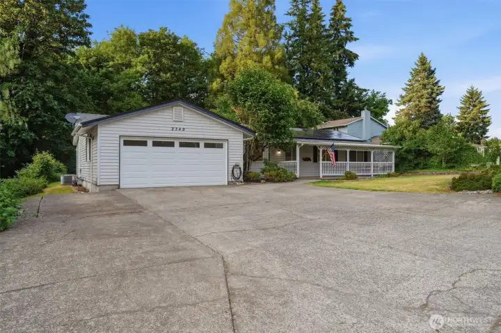Plenty of parking for RV, toys or guests.