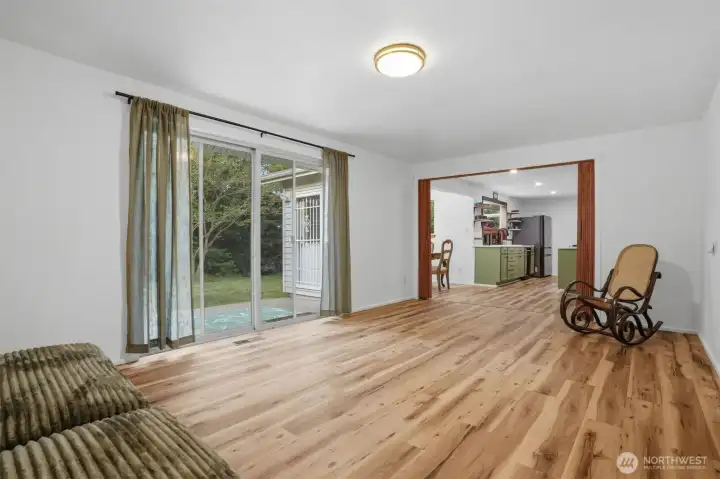 New LVP flooring.
