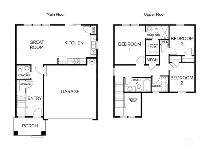 Bristol floorplan layout.