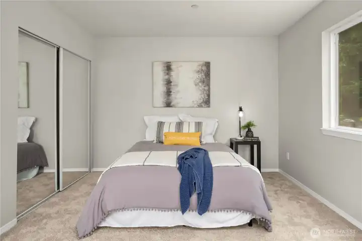 massive 400 sq foot bedroom that could double as an additional rec/bonus room