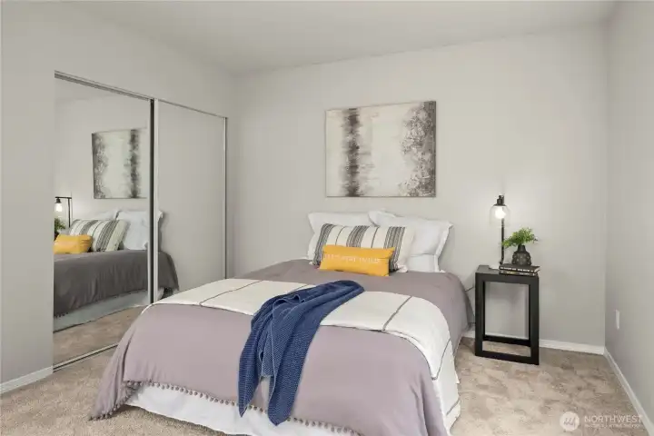 massive 400 sq foot bedroom that could double as an additional rec/bonus room