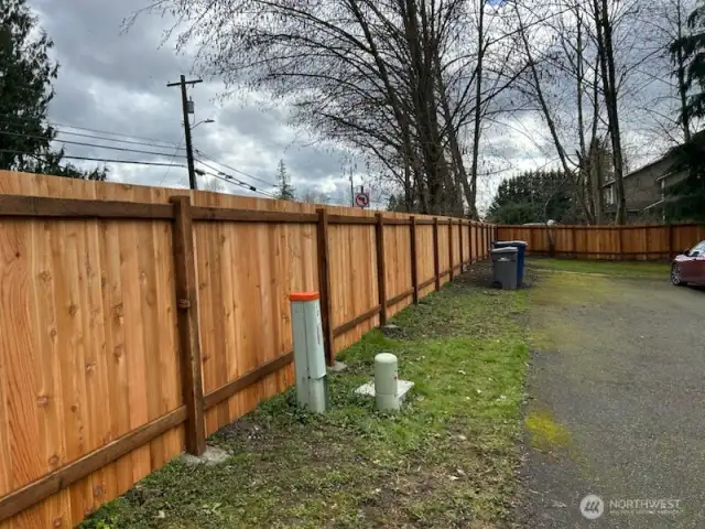 New Fence Built March 2025