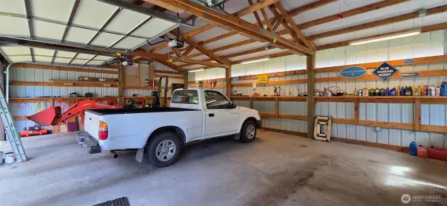 Inside 3 Car Garage