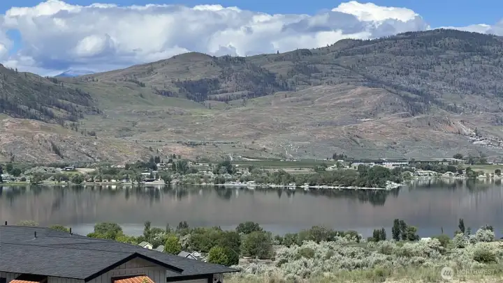 View of Lake Osoyoos and Mountains