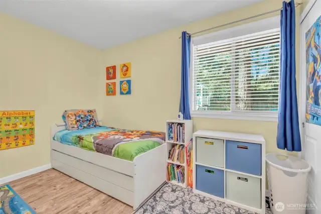 two of three bedrooms